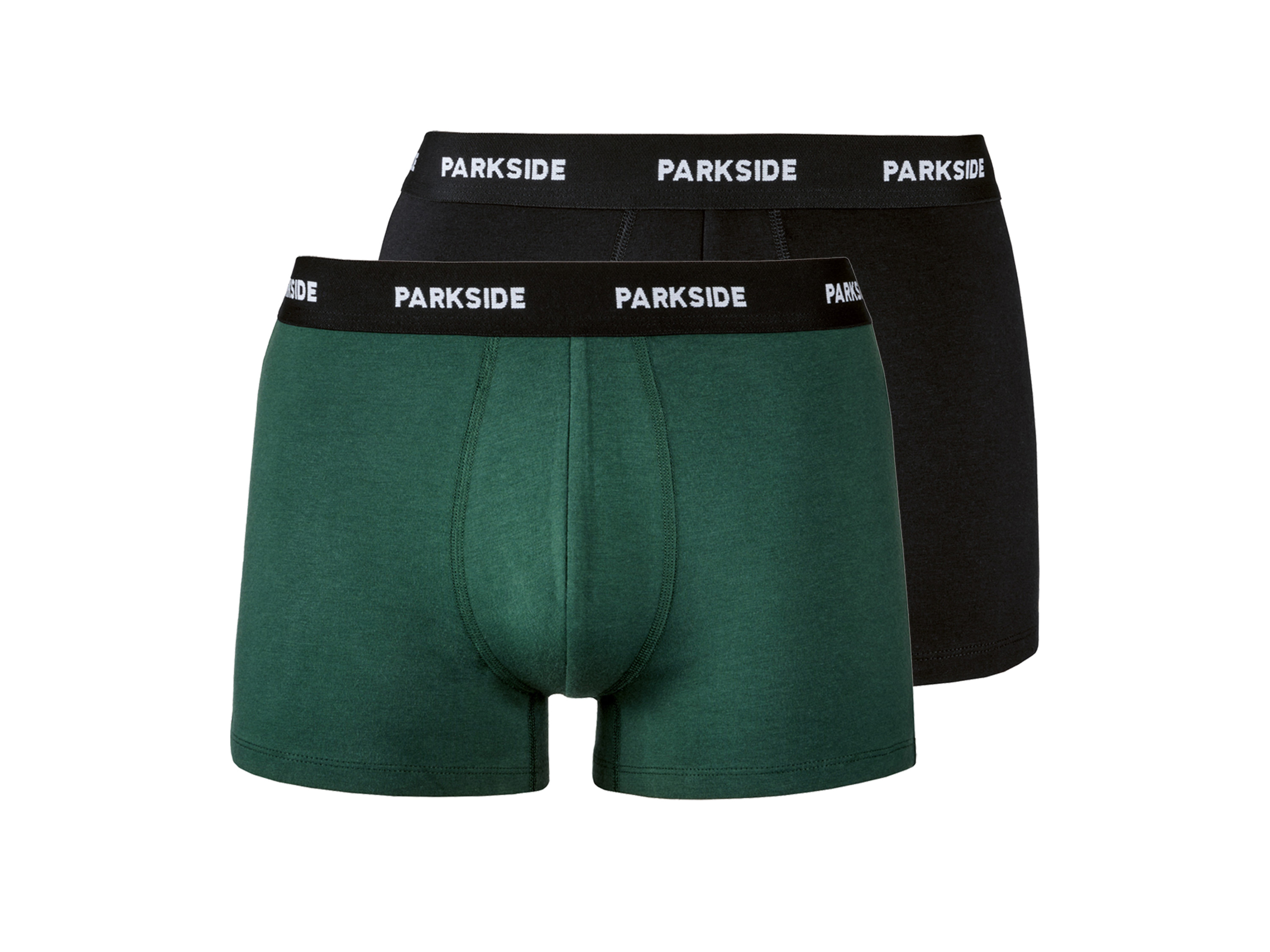 PARKSIDE® Pánske boxerky, 2 kusy (čierna/zelená, 5/M)