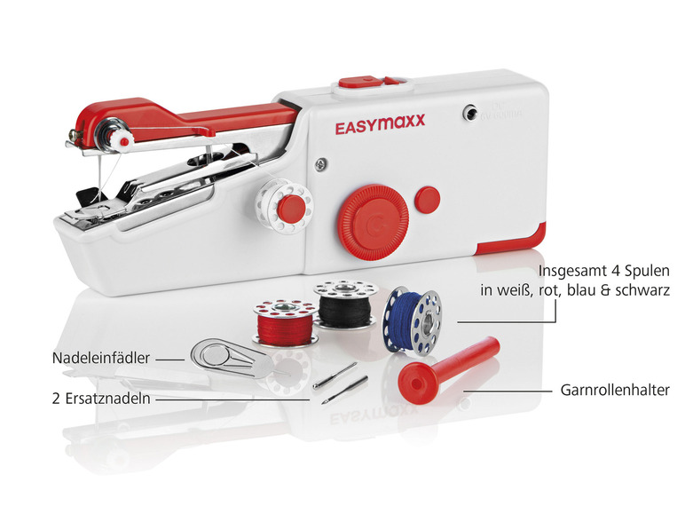 Prejsť na zobrazenie na celú obrazovku: EASYmaxx Ručný šijací stroj, 9-dielna súprava – obrázok 5