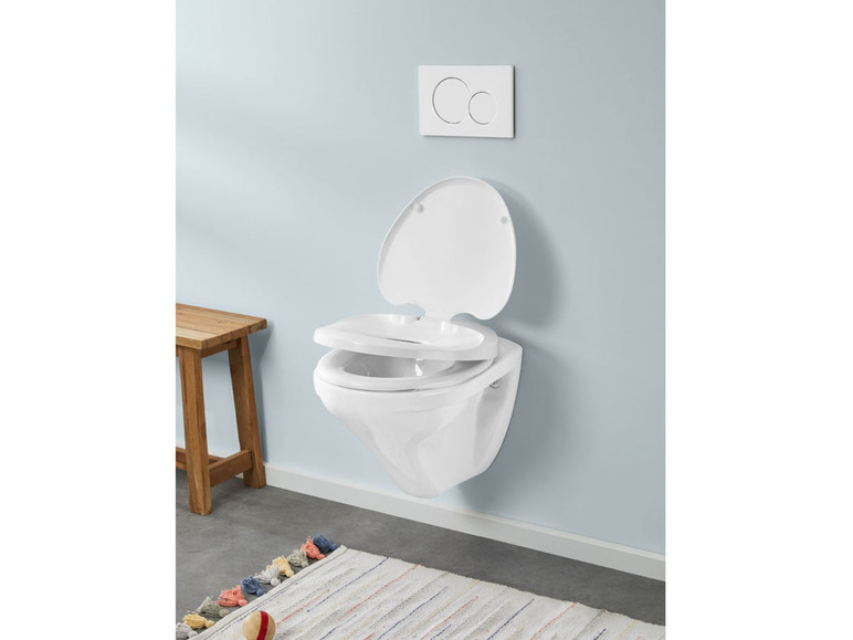 Prejsť na zobrazenie na celú obrazovku: LIVARNO home WC doska 2 v 1, s integrovanou detskou doskou – obrázok 8