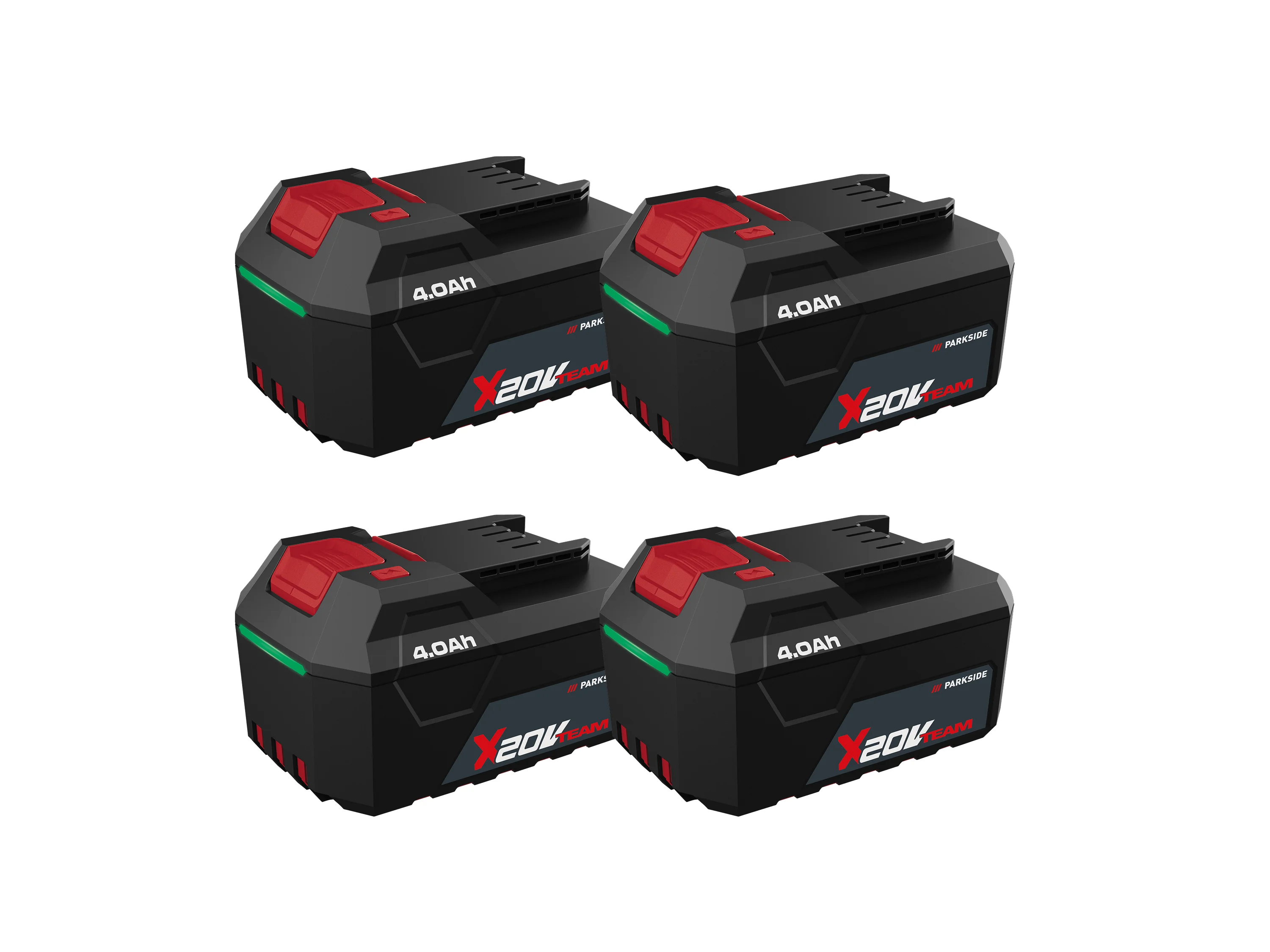 PARKSIDE® Akumulátor 20 V/4 Ah PAP 204 A1, 4 kusy