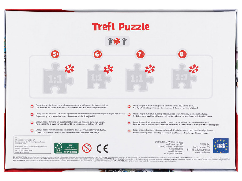 Prejsť na zobrazenie na celú obrazovku: Trefl Detské puzzle Junior Crazy Shapes – obrázok 3