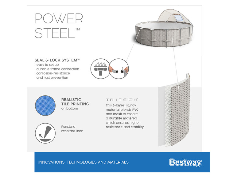 Prejsť na zobrazenie na celú obrazovku: Bestway Bazén Power Steel s filtráciou, 396 x 107 cm – obrázok 16