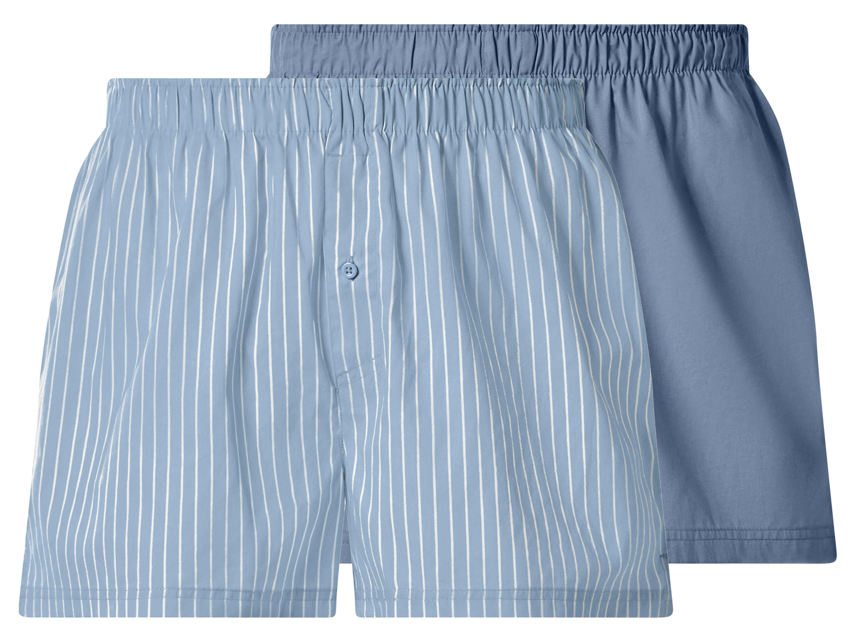 esmara Men Pánske boxerky, 2 kusy (pruhy/modrá, 6/L)