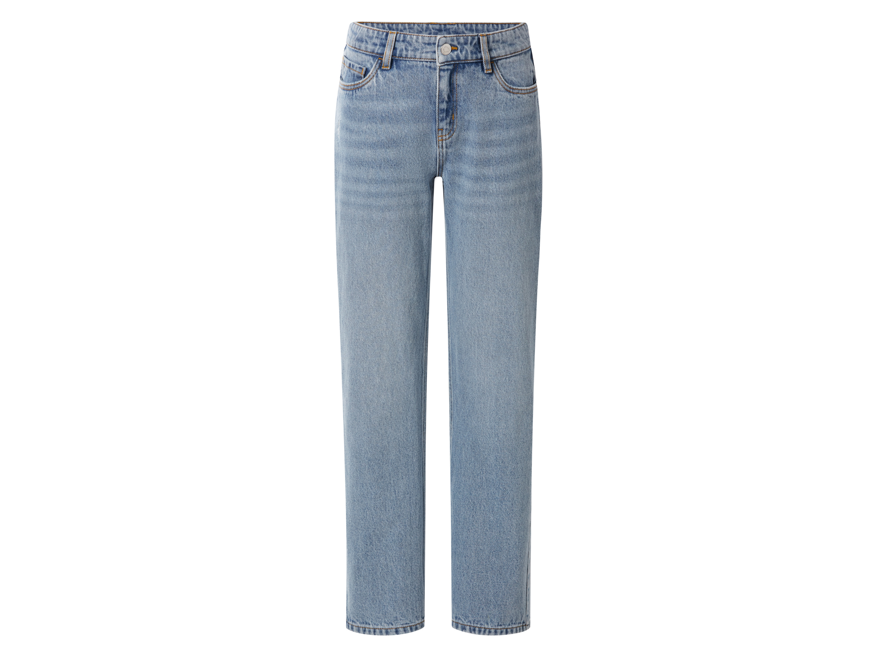 ESMARA KIDS Dievčenské rifle Straight Fit (bledomodrá, 164)