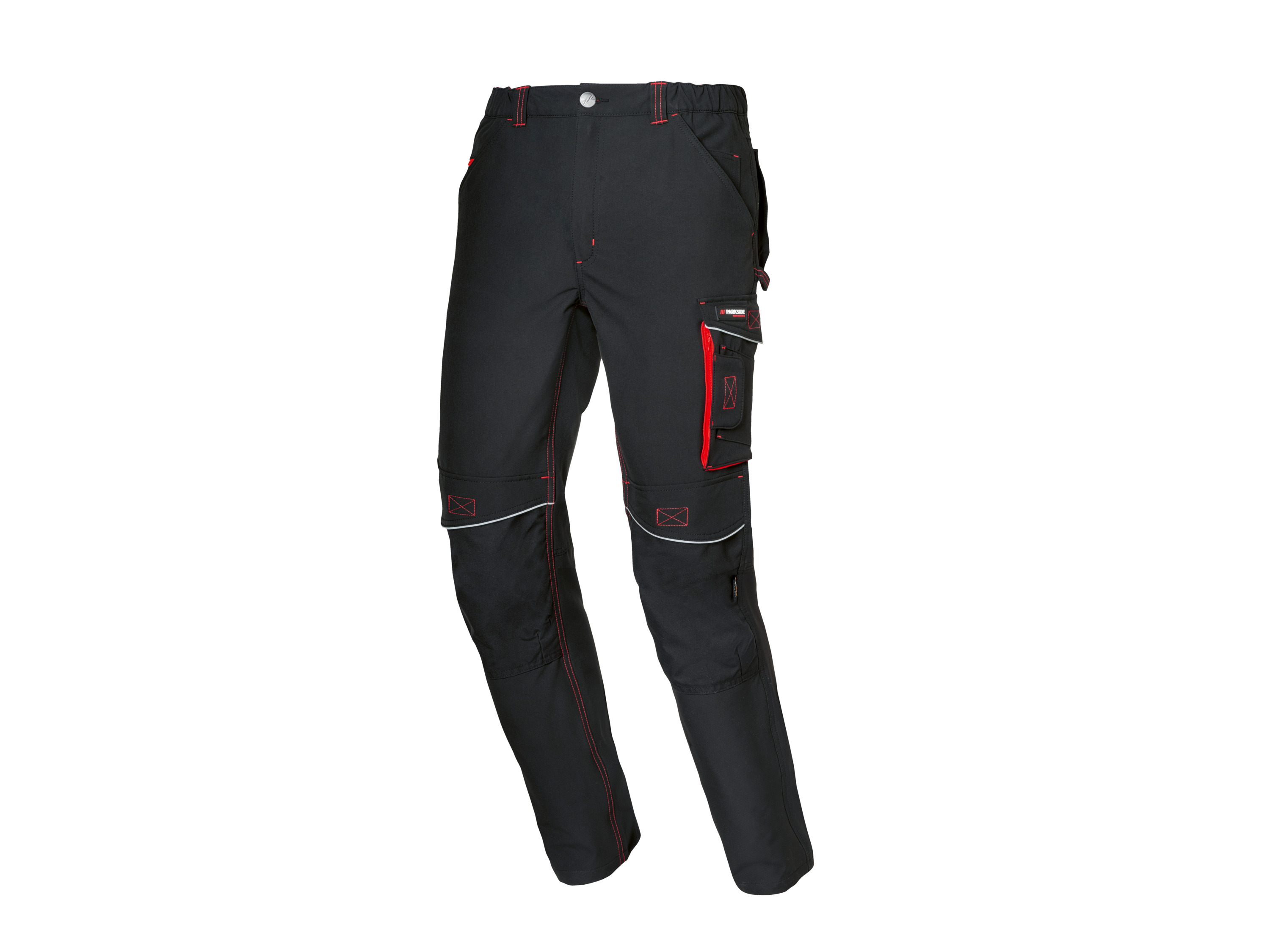 PARKSIDE PERFORMANCE® Pánske strečové montérky s podšívkou (čierna, 54)