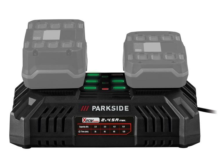 Prejsť na zobrazenie na celú obrazovku: PARKSIDE® Dvojitá nabíjačka na akumulátor 20 V/4,5 A PDSLG 20 B1 – obrázok 5