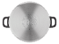 Pohľad zhora na nerezový hrniec SilverCrest.
