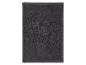 Tmavosivý uterák s textúrovaným povrchom