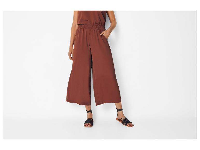 Esmara® Dámske nohavice „Wide Leg“ (červená, 42)