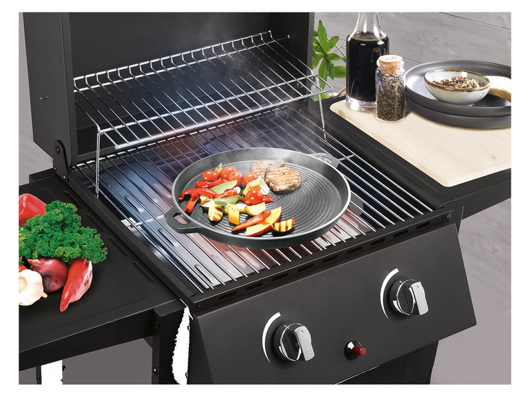 Prejsť na zobrazenie na celú obrazovku: GRILLMEISTER Grilovacia platňa/panvica z liatiny – obrázok 3