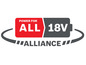 18V batéria pre všetky nástroje, systém Alliance
