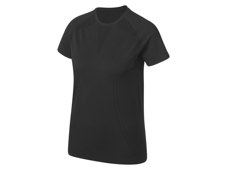 E-shop CRIVIT Dámske funkčné bezšvové tričko (XS (32/34), čierna)