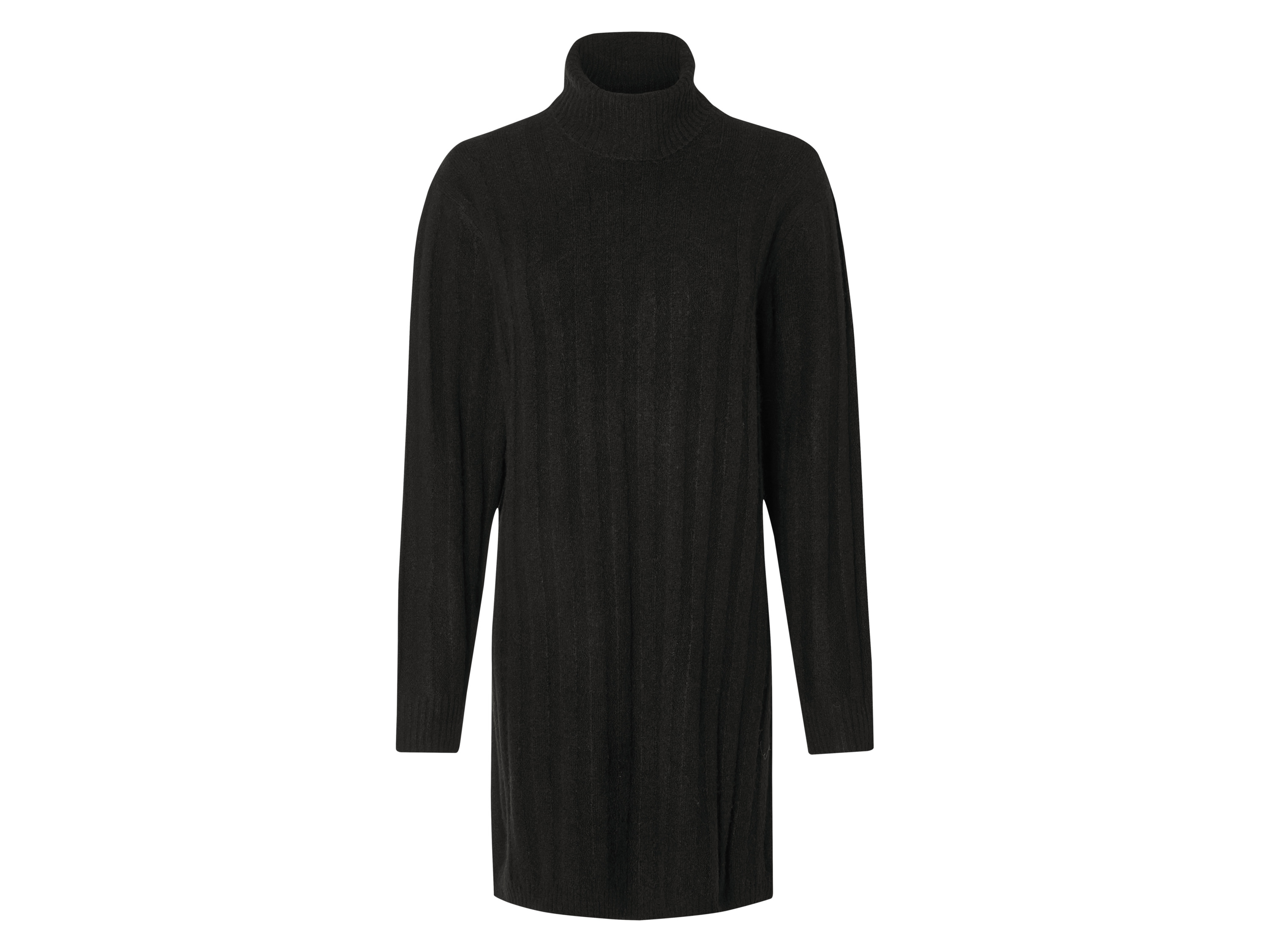 esmara® Dámske pletené šaty (čierna, S (36/38))