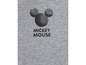 Sivé tričko s potlačou Mickey Mouse.