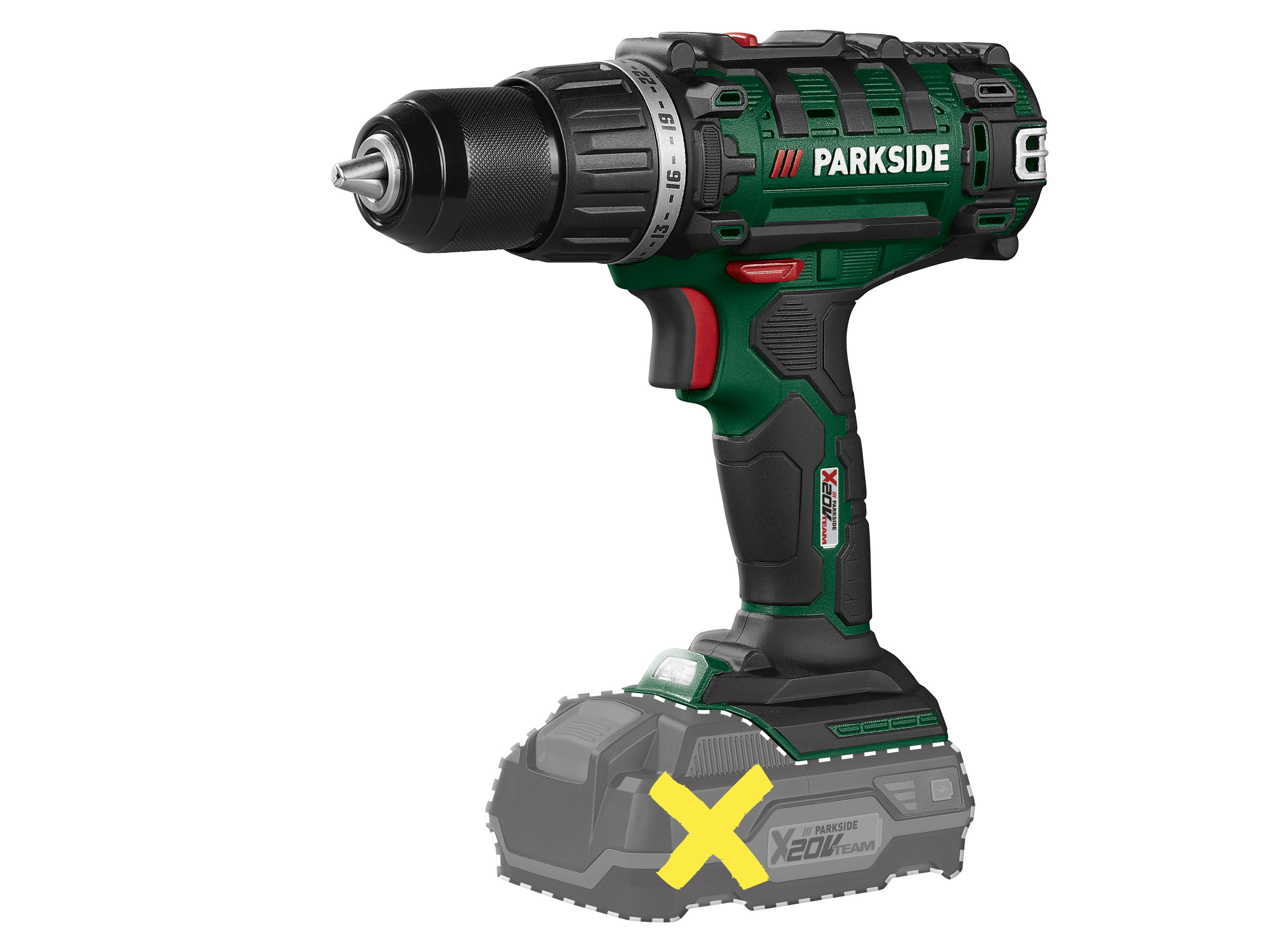 PARKSIDE® Aku vŕtací skrutkovač PABS 20 Li I9 - bez akumulátora