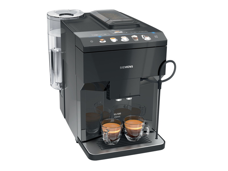 Prejsť na zobrazenie na celú obrazovku: Siemens Plne automatický kávovar EQ500 TP501D09 – obrázok 1