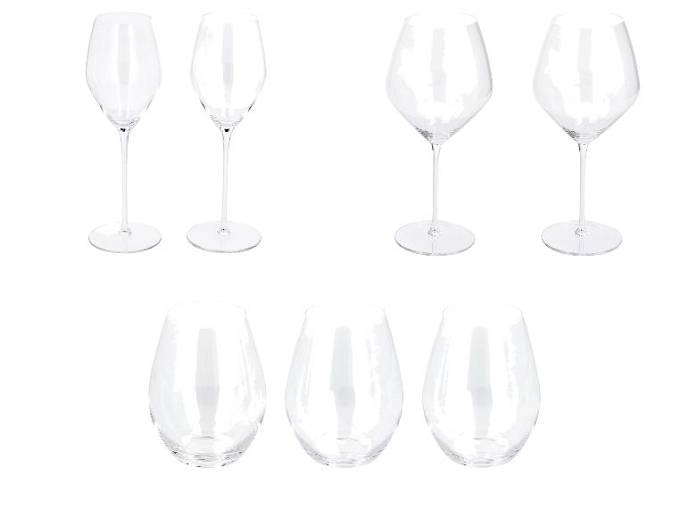 SILVERCREST® Poháre na víno/vodu Premium