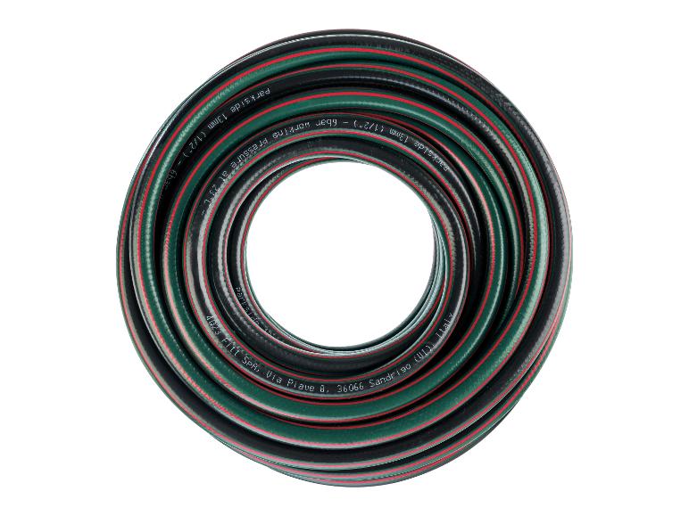 Záhradná hadica Parkside, 13mm (1/2'), pracovný tlak 6 bar, vyrobená v Taliansku