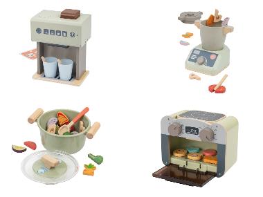 lupilu® Drevené kuchynské príslušenstvo na hranie
