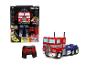 Hračka Transformers Optimus Prime R/C, ktorá sa mení na robota a kamión, s diaľkovým ovládaním.