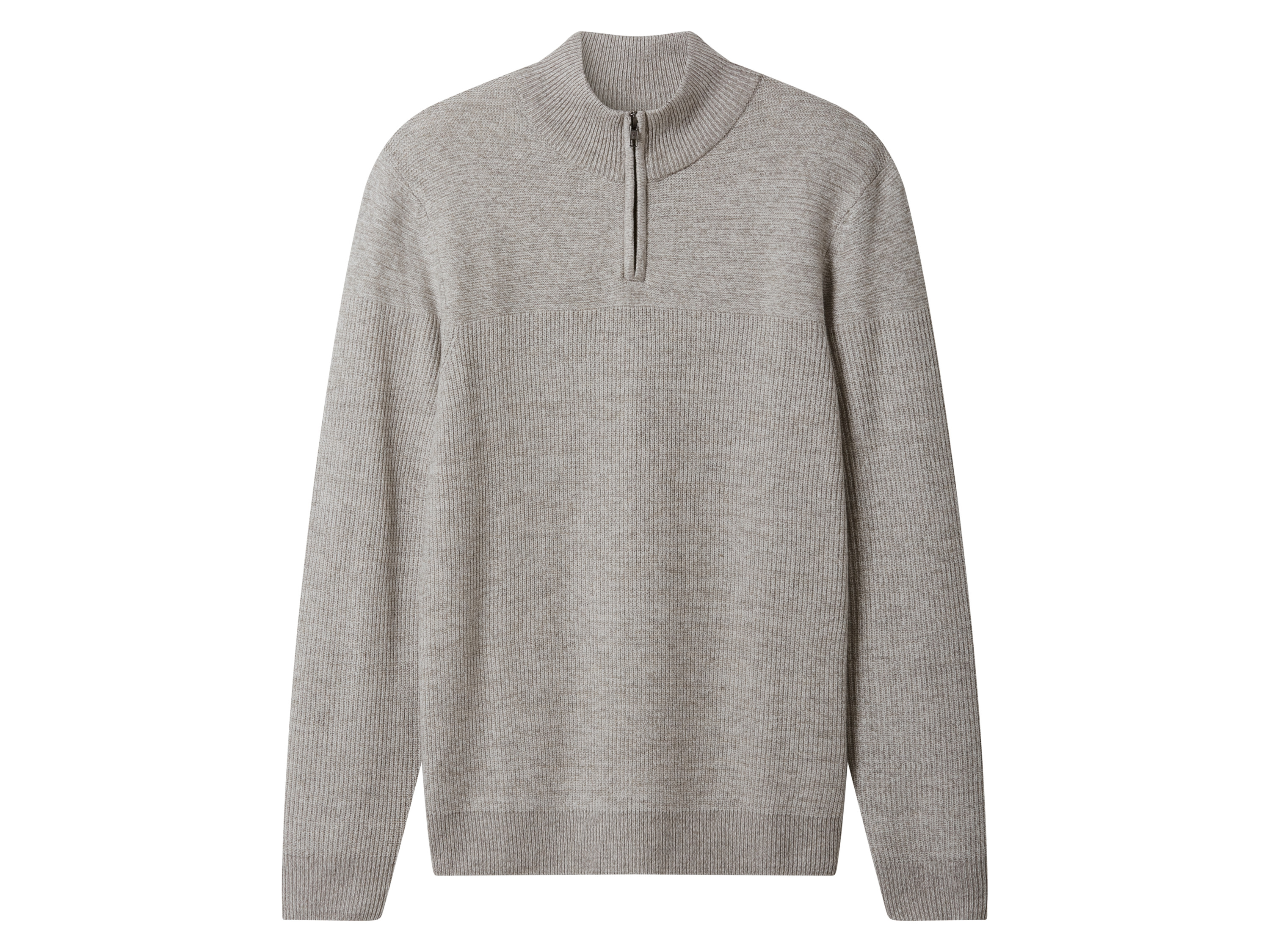 esmara Men Pánske pletená mikina (hnedosivá, XL (56/58))