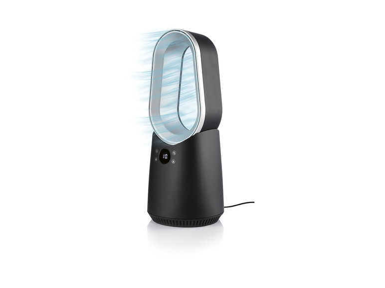 Silvercrest® Stolný miniventilátor (čierna)