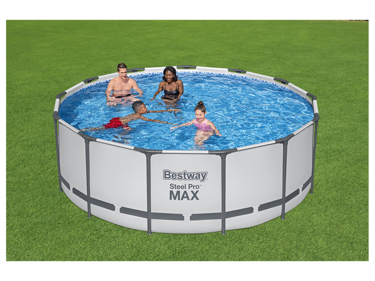 Bazén Bestway Steel Pro MAX so štyrmi ľuďmi