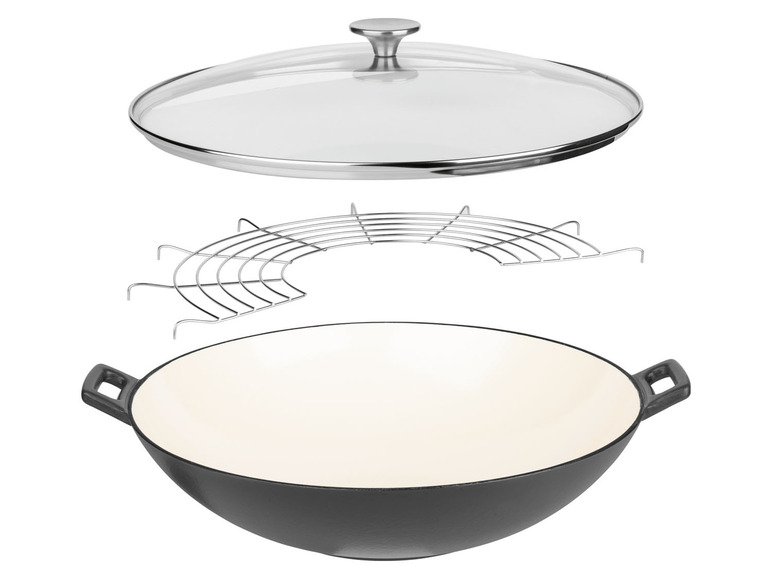 Prejsť na zobrazenie na celú obrazovku: GSW Liatinový wok, Ø 36 cm – obrázok 6