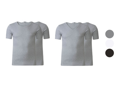 LIVERGY® Pánske spodné tričko z jemnej rebrovitej pleteniny XXL, 2 kusy