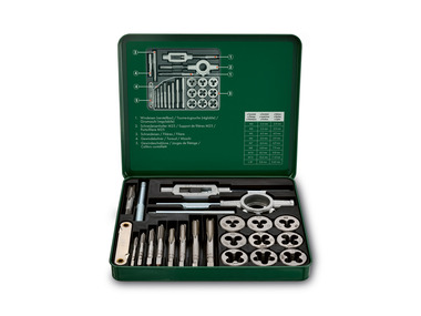 PARKSIDE® Súprava závitových vrtákov/rezačov, 21-dielna