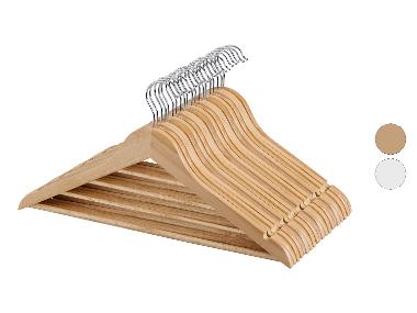 W5 Drevené vešiaky na šaty, 20 kusov