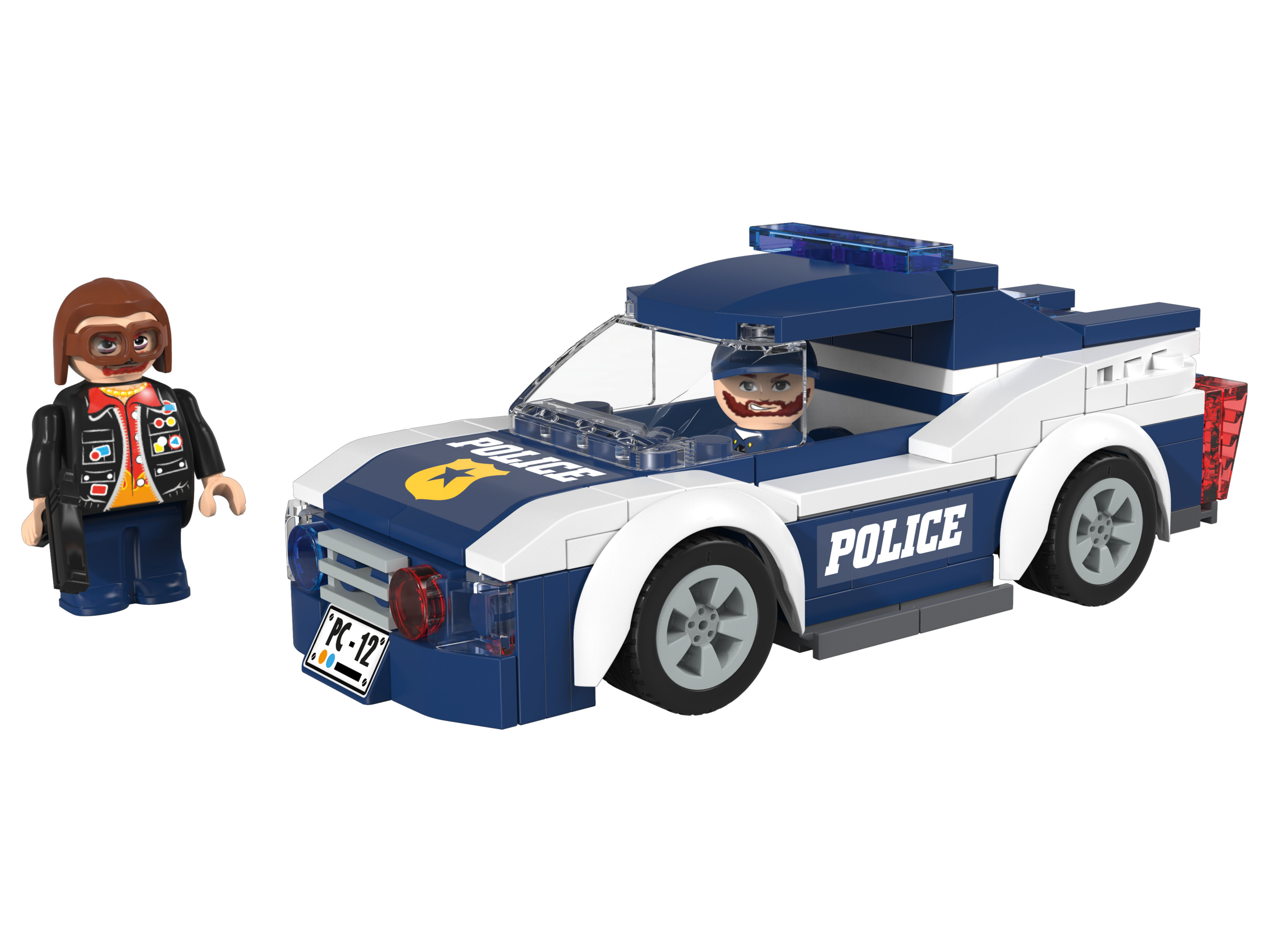 Playtive Clippys Stavebnica S (policajné auto)