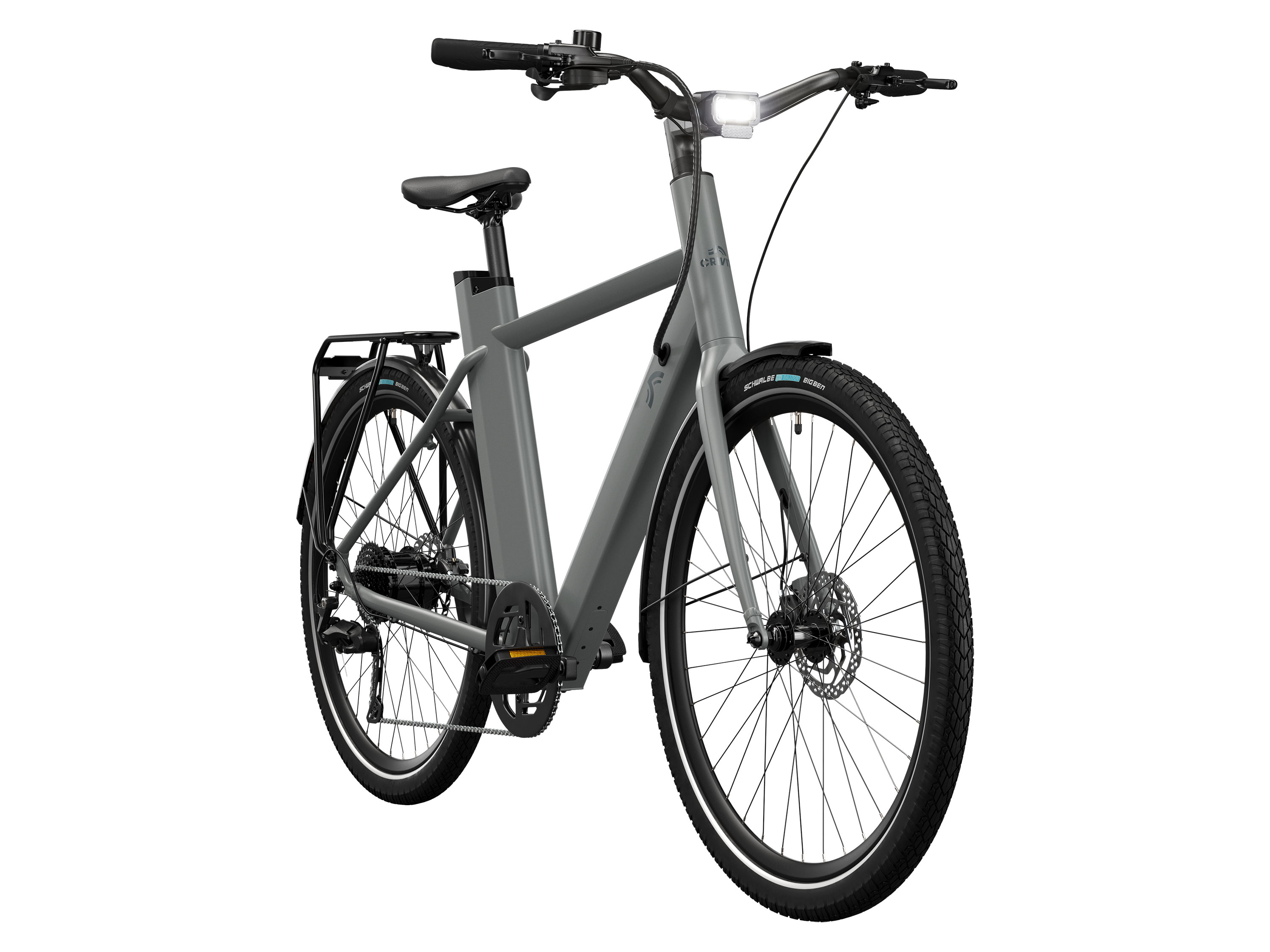CRIVIT Mestský elektrobicykel X.3 Shimano CUES (sivá)