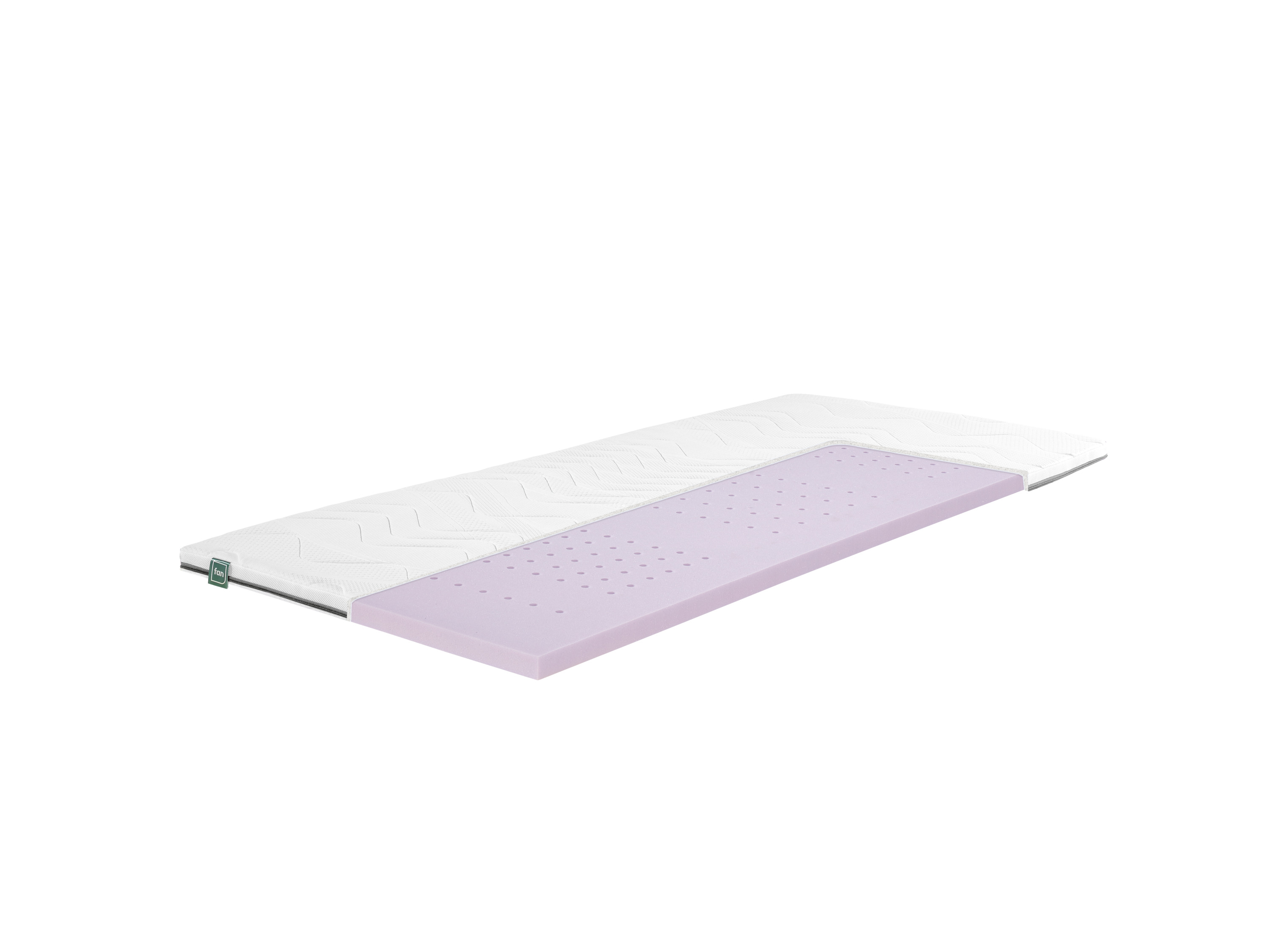 f.a.n. 7-zónový vrchný matrac z hybridnej peny fan Flex Side Clima (H3, 200 x 200 cm)
