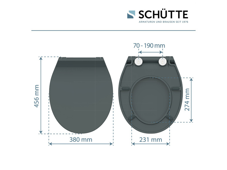 Prejsť na zobrazenie na celú obrazovku: Schütte WC doska SLIM – obrázok 5