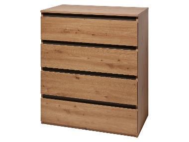 LIVARNO® Komoda Genf so 4 zásuvkami v dekore dub artisan