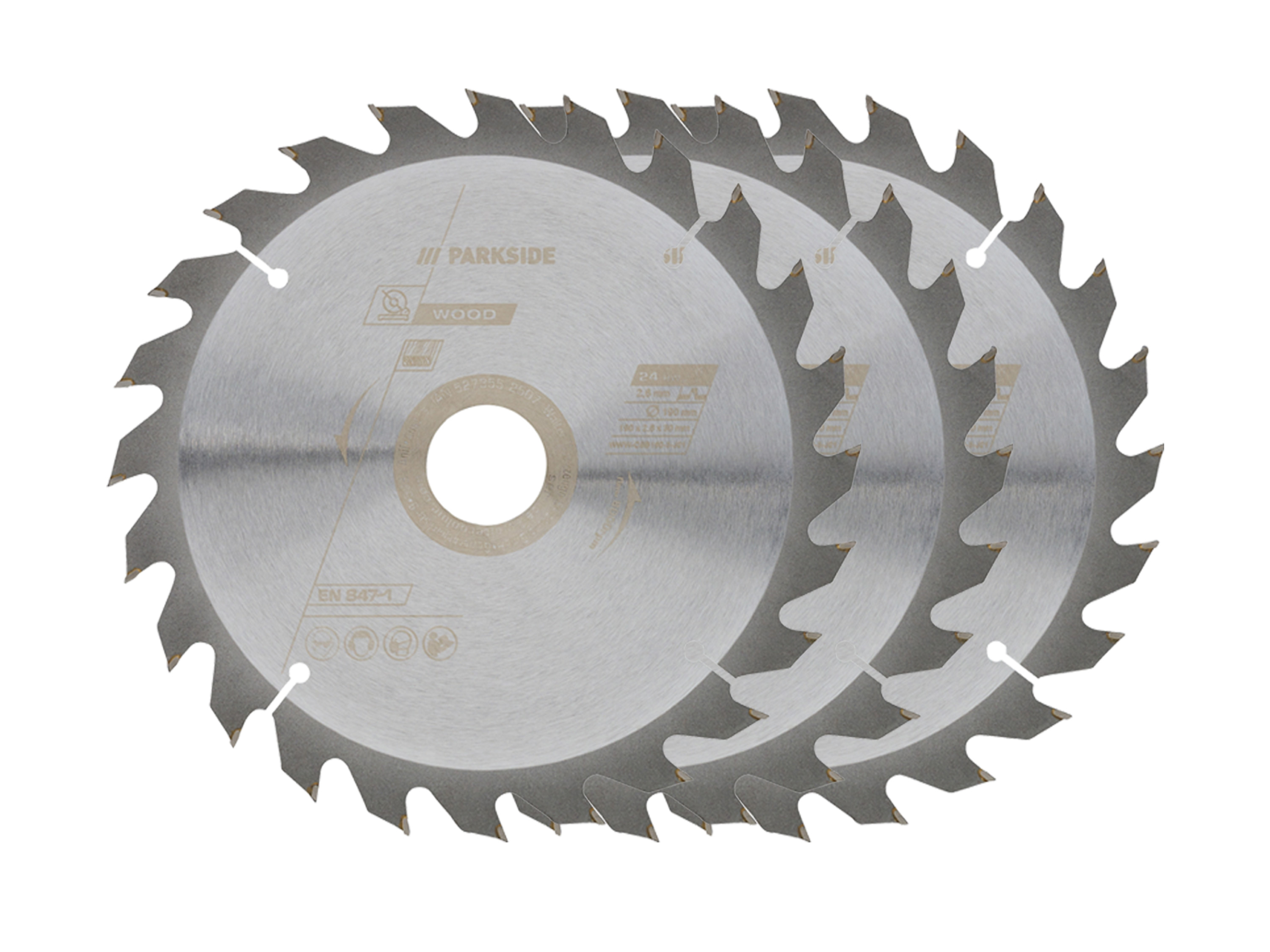 PARKSIDE® Súprava pílových kotúčov (190 mm, 3 kusy)