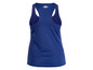 Tmavomodrý tank top s bielym logom Umbro.