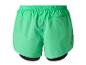 Svetlozelené športové šortky Crivit, dvojitá vrstva.