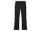 Čierne dámske tepláky s rovnými nohavicami a šnúrkou v páse.