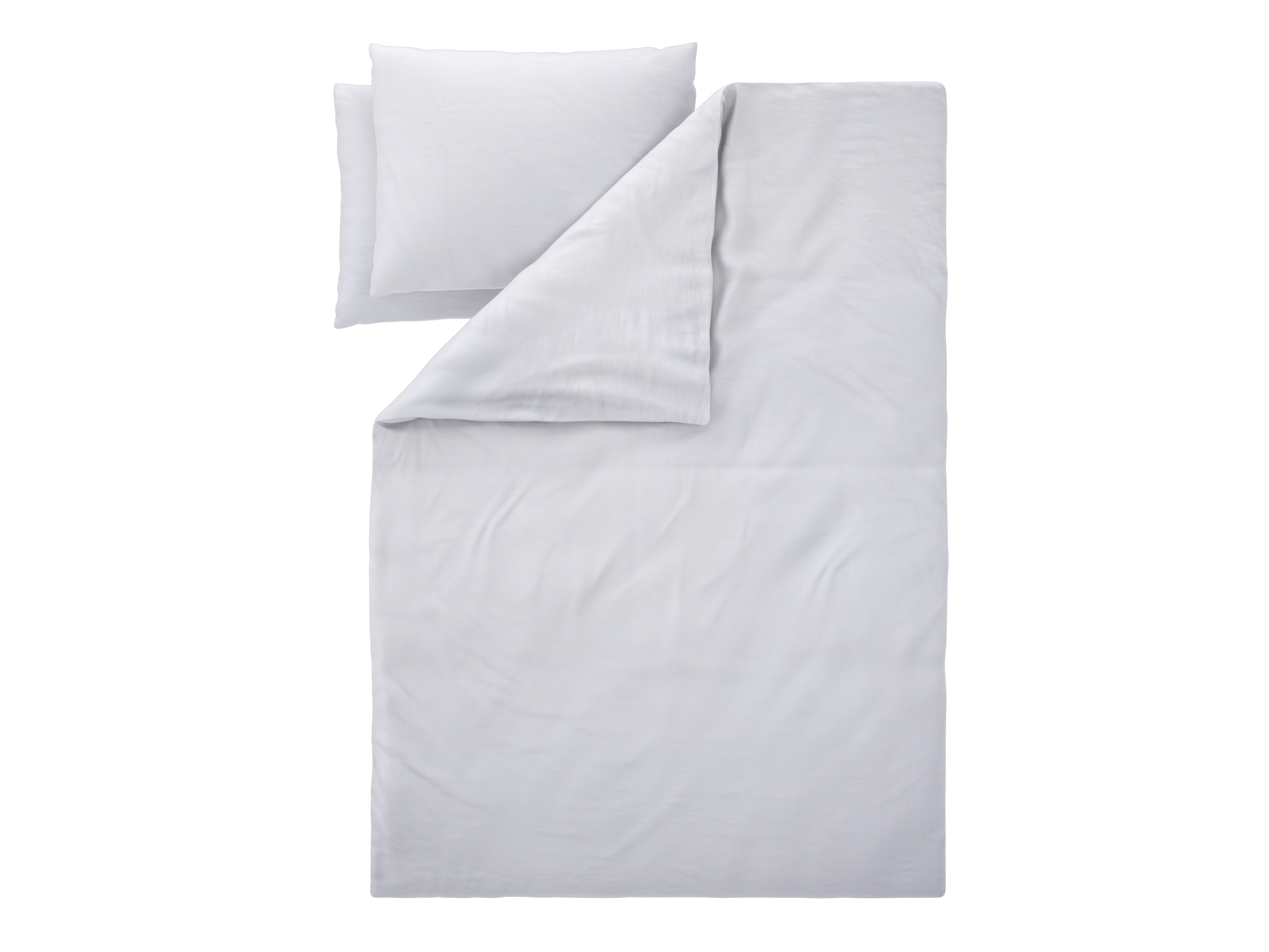 LIVARNO® Bavlneno-ľanová posteľná bielizeň Premium, 240 x 220 cm (biela)