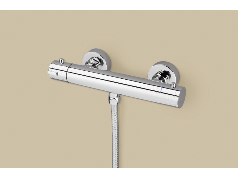 Livarno® Sprchová/Vaňová batéria s termostatom (sprchová batéria, chróm)