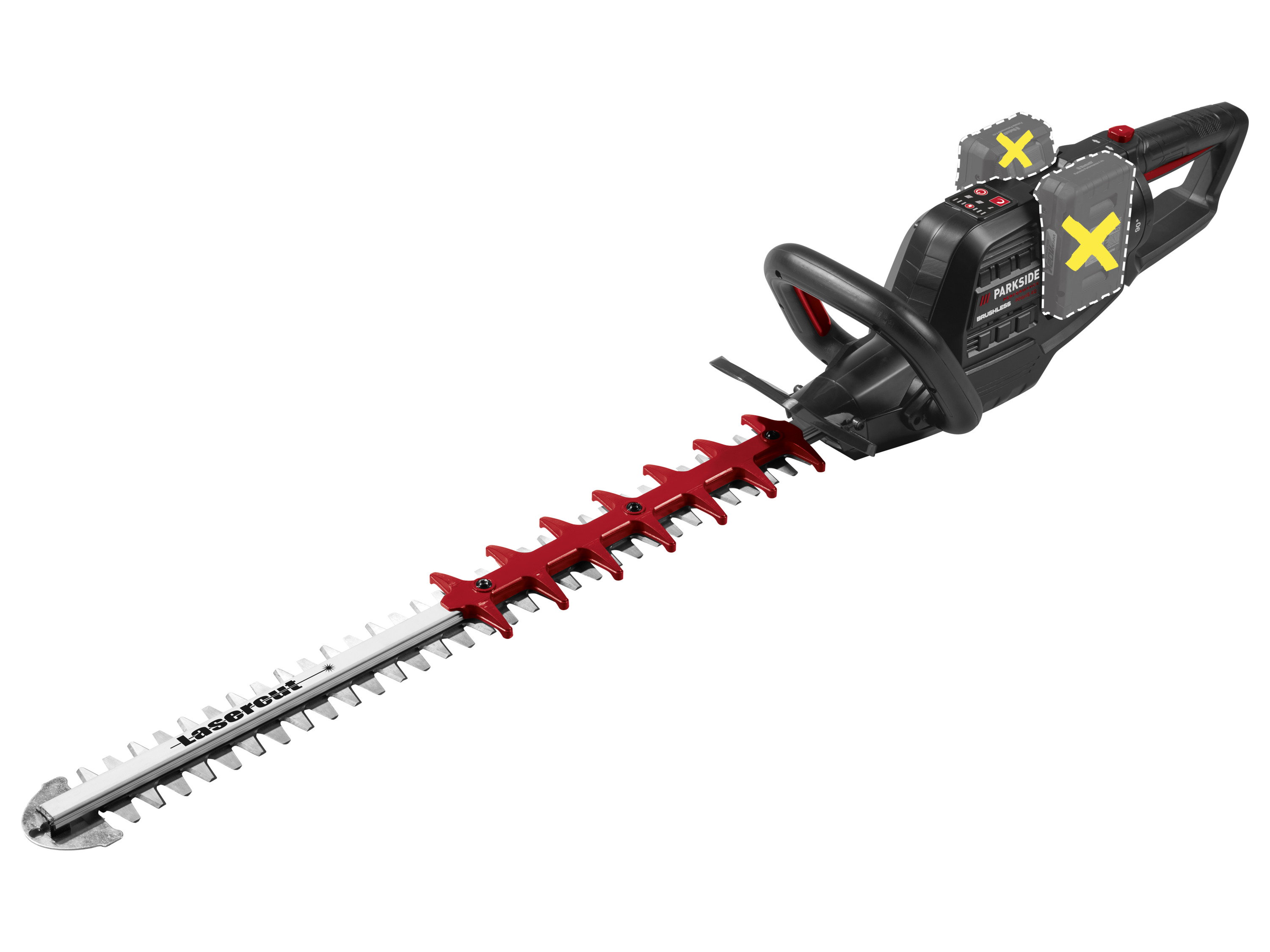 E-shop PARKSIDE PERFORMANCE® Aku nožnice na živý plot 40 V PPAHS 40 A1 - bez akumulátora