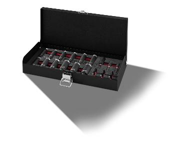 PARKSIDE PERFORMANCE® Súprava rázových nástrčných kľúčov a bitov PSS 21 A1, 21-dielna