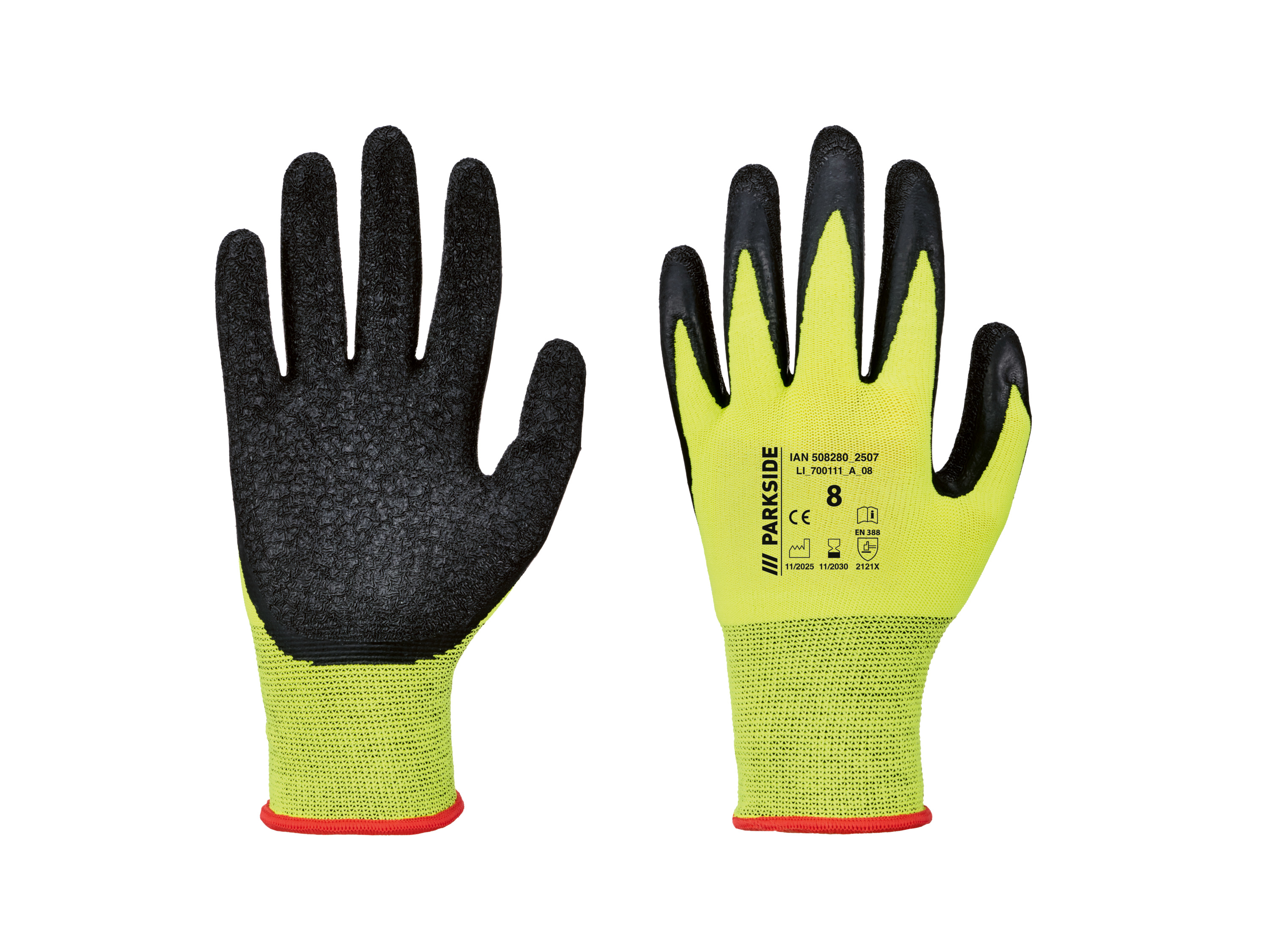 PARKSIDE® Pracovné latexové rukavice (8)