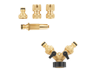 PARKSIDE® Mosadzný adaptér/rozdeľovač