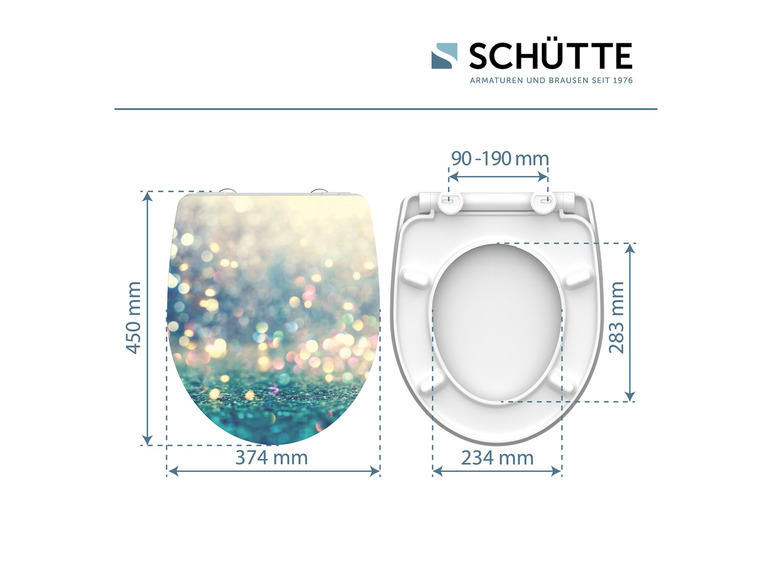 Prejsť na zobrazenie na celú obrazovku: Schütte WC doska so spomaľujúcim mechanizmom – obrázok 4