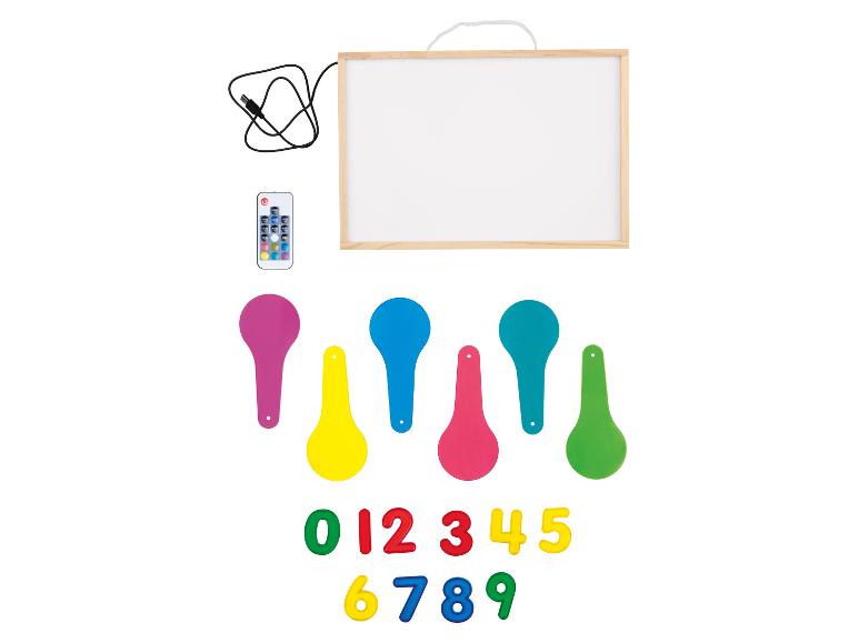 lupilu® Podsvietená drevená škatuľa na hranie Montessori
