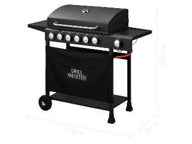 GRILLMEISTER Plynový gril 6+1