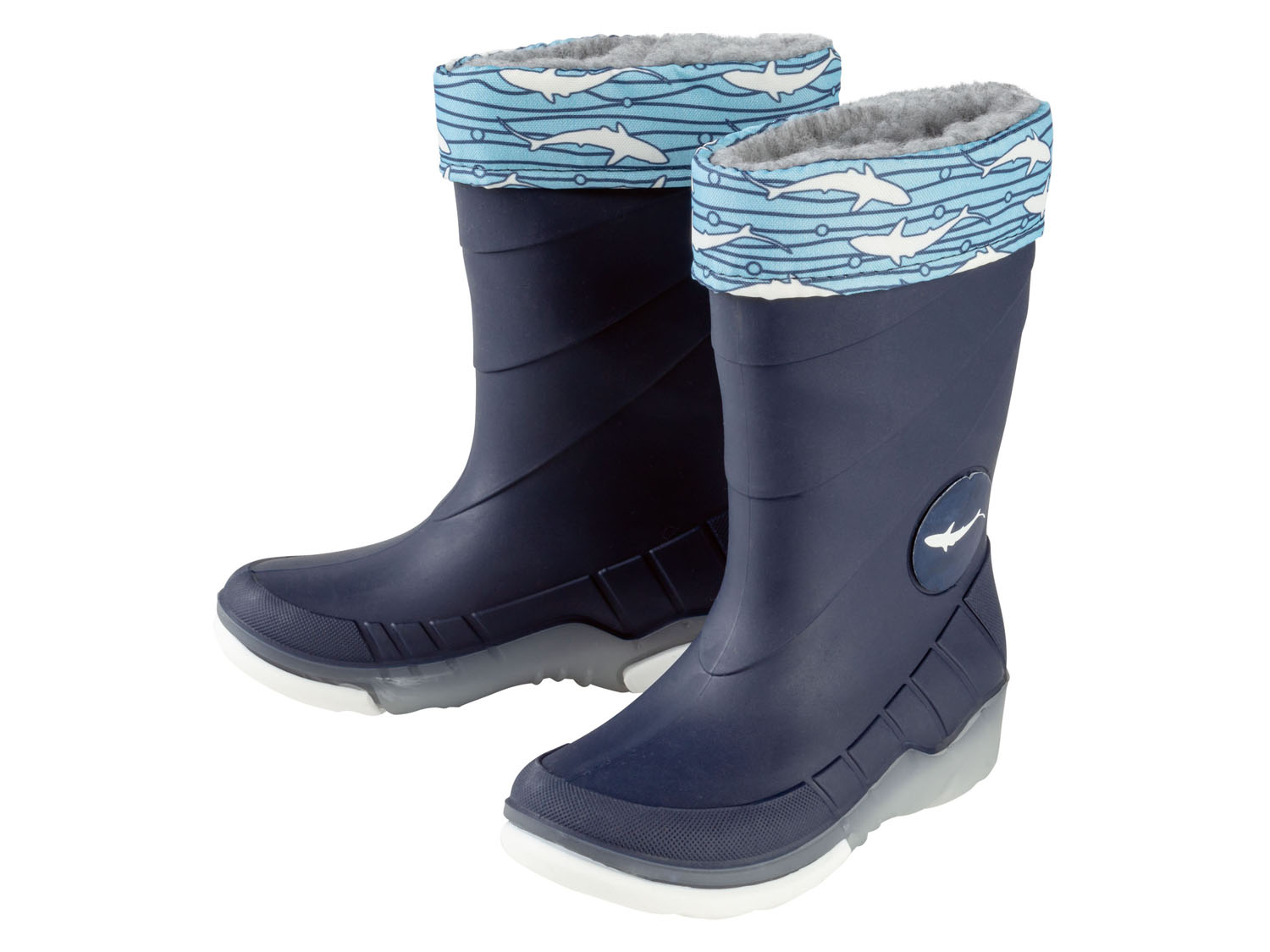 lupilu® Chlapčenské zateplené gumáky s LED svetlom (navy modrá, 26/27)